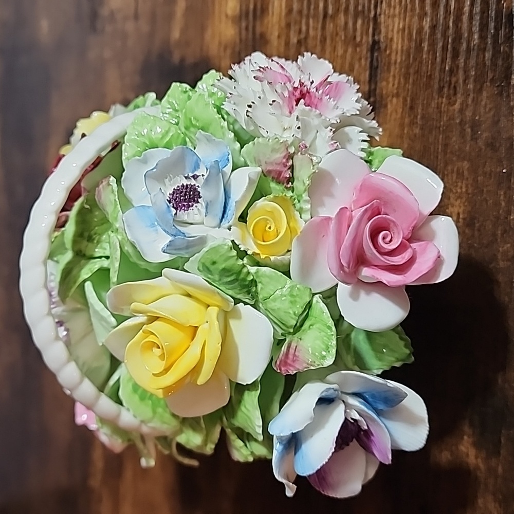 Royal Dalton Vintage Fine Bone China Flower Basket